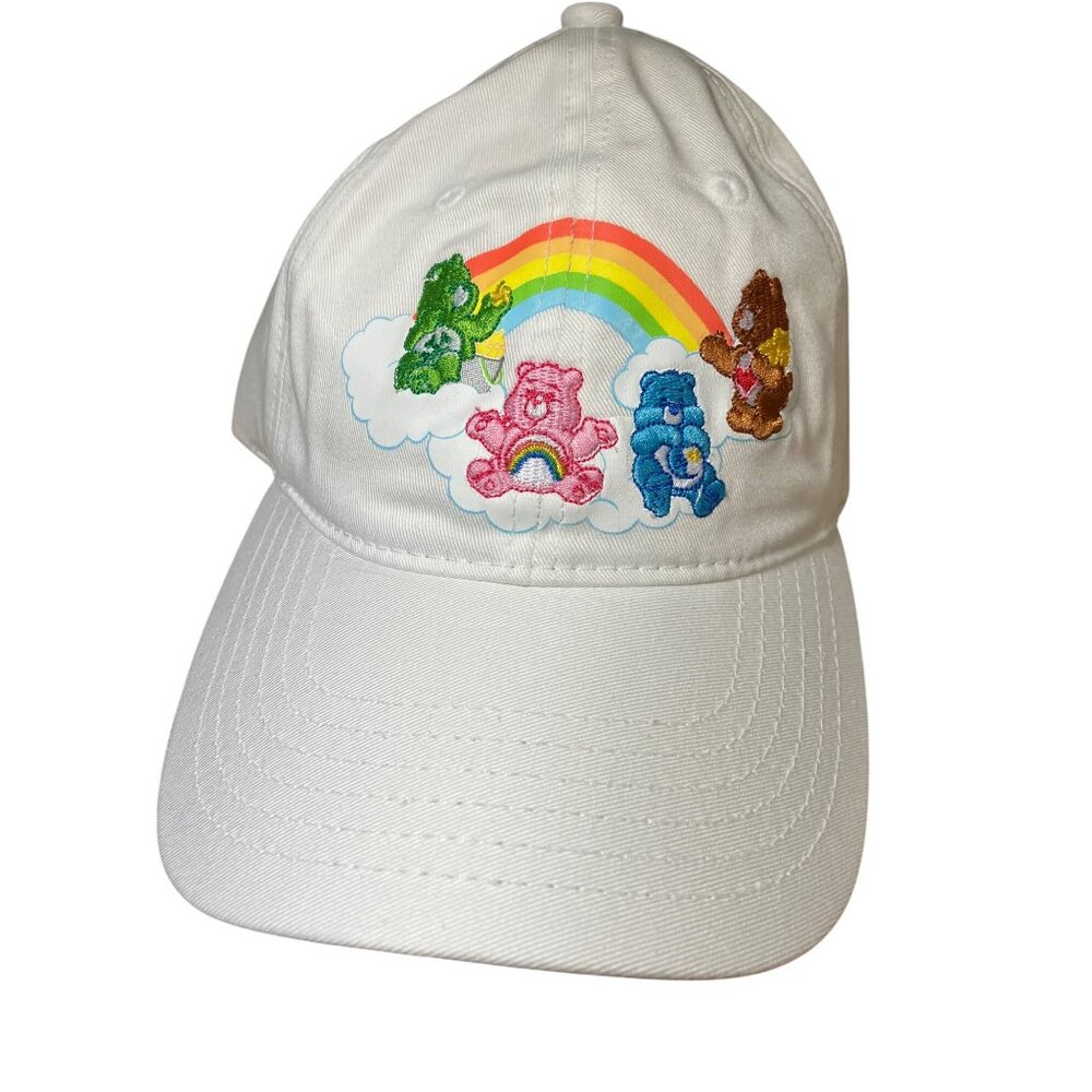 Care Bears Embroidered White Baseball Cap Adjustable Fit